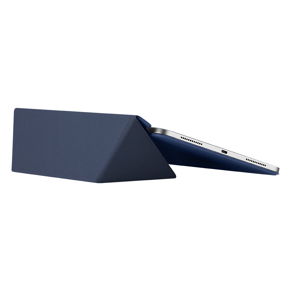 Apple iPad Air 13 2024 Pitaka Folio 3 Kalem Bölmeli Standlı Kılıf Lacivert