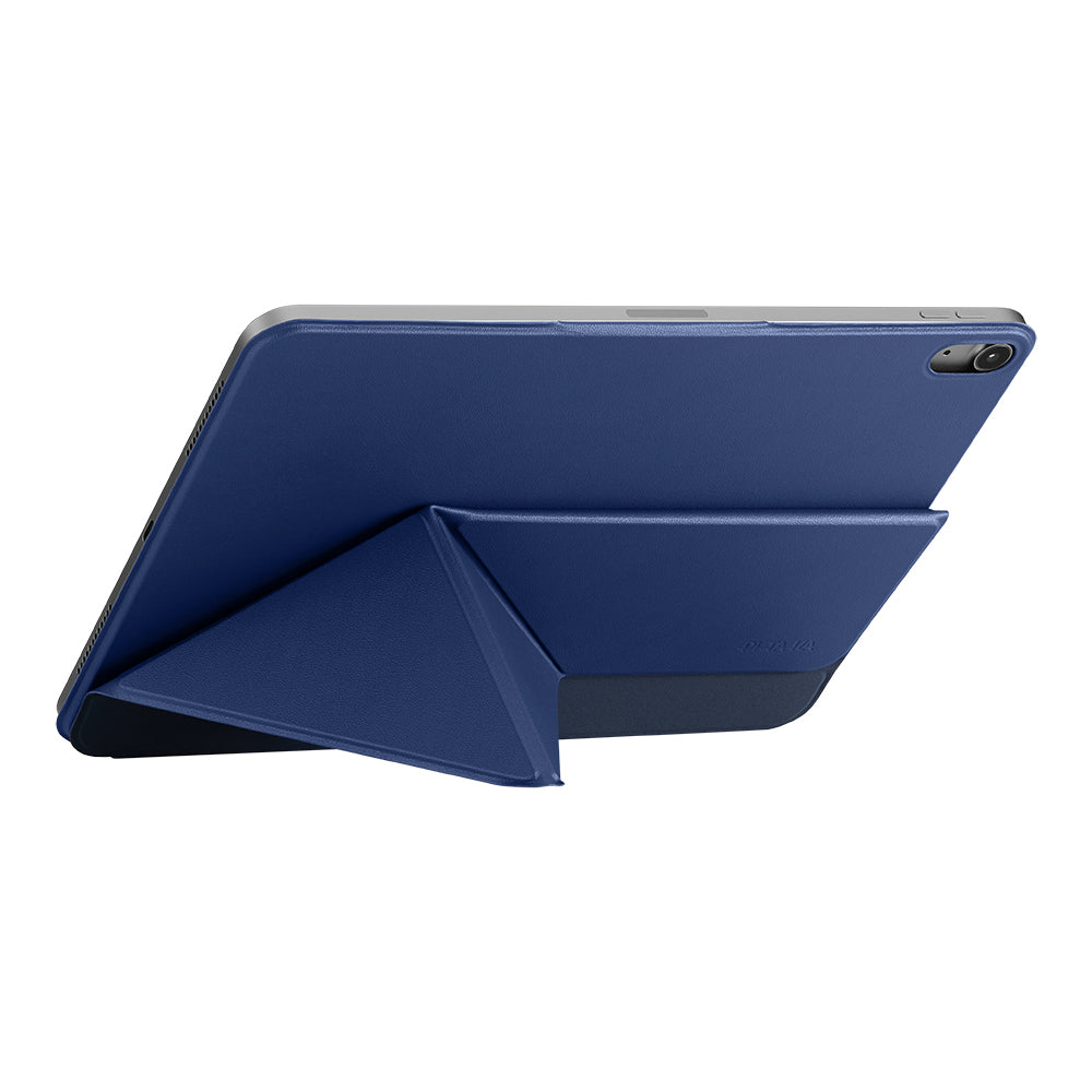 Apple iPad Air 13 2024 Pitaka Folio 3 Kalem Bölmeli Standlı Kılıf Lacivert