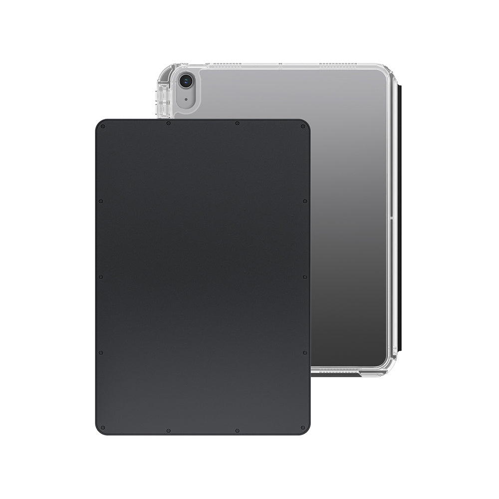 Apple iPad Air 13 2025 M3 Amazingthing Minimal KeyLite Combo Klavyeli Standlı Kılıf Siyah