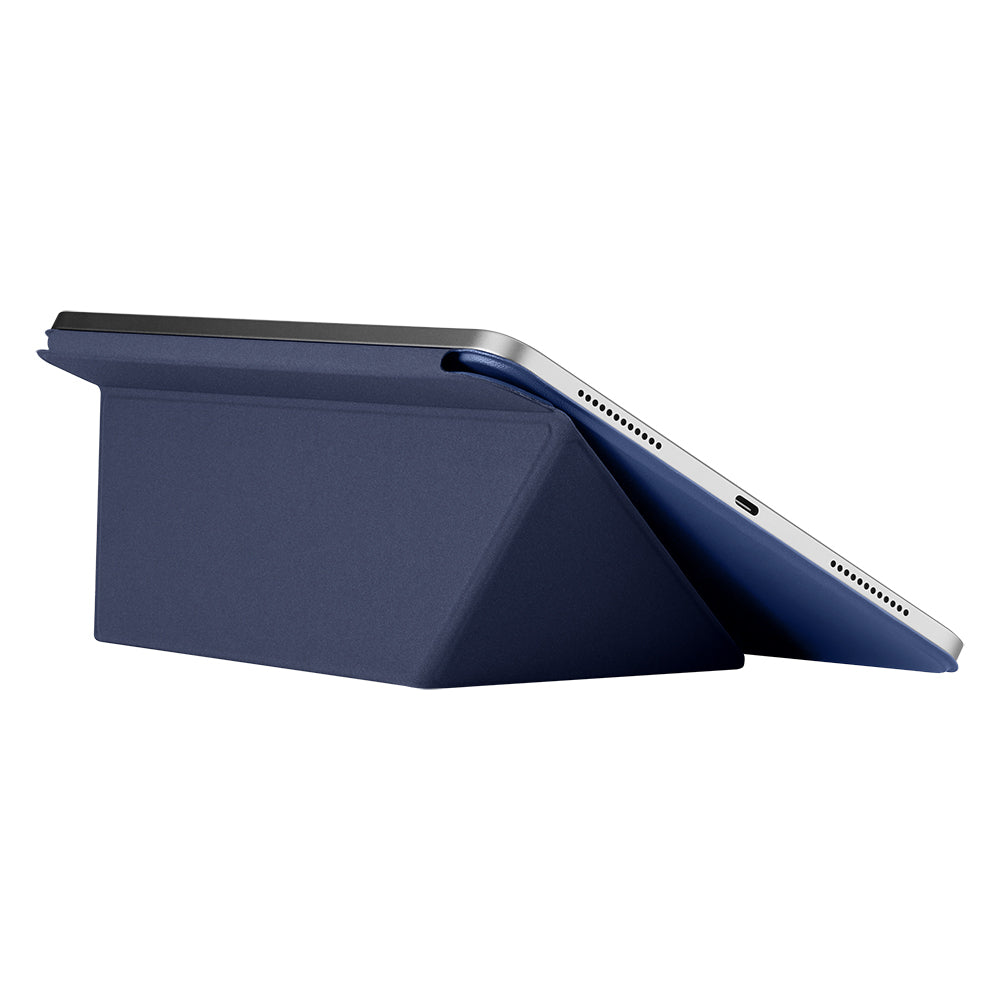 Apple iPad Air 13 2025 M3 Pitaka Folio 3 Kalem Bölmeli Standlı Kılıf Lacivert