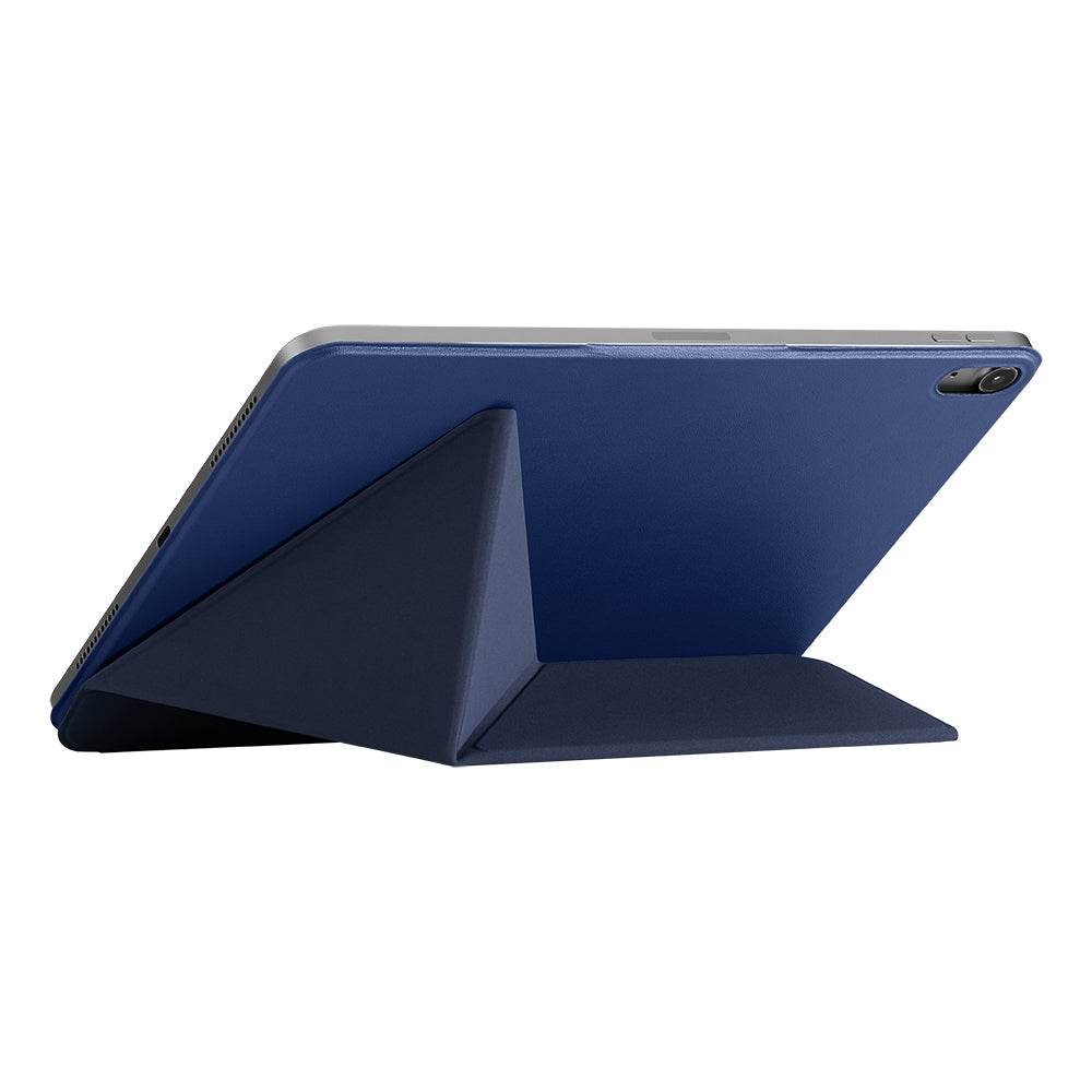 Apple iPad Air 13 2025 M3 Pitaka Folio 3 Kalem Bölmeli Standlı Kılıf Lacivert