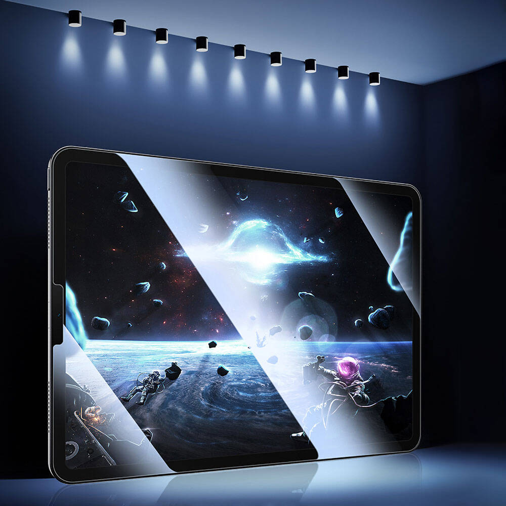 iPad Pro 11 2024 Benks OKR Glass Warrior HD Parlak Ekran Koruyucu Şeffaf