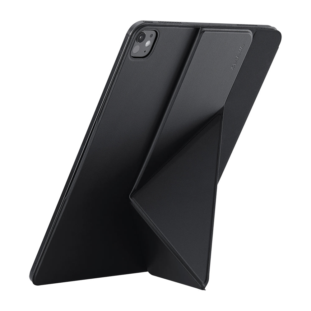 Apple iPad Pro 11 2024 Pitaka Folio 3 Kalem Bölmeli Standlı Kılıf Siyah
