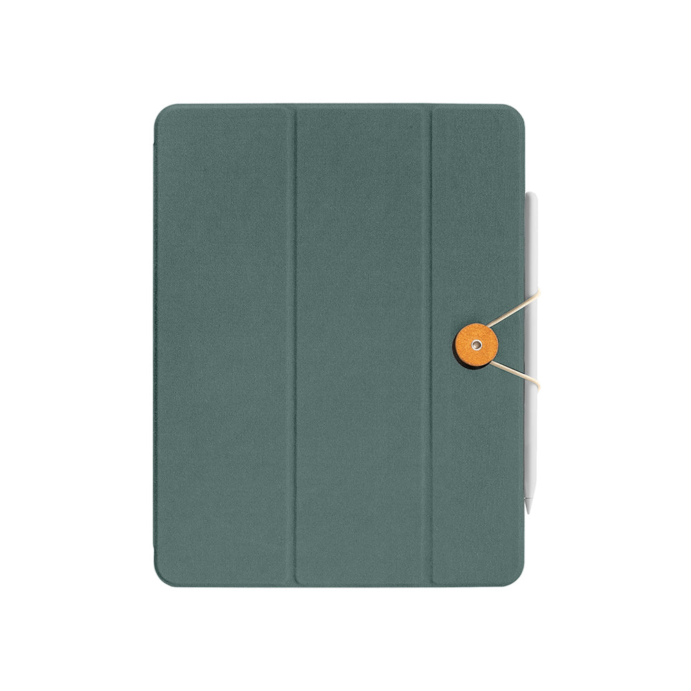 Apple iPad Pro 12.9 2020 (4.Nesil) Native Union W.F.A Folio Serisi Katlanabilir Standlı Tablet Kılıfı Yeşil