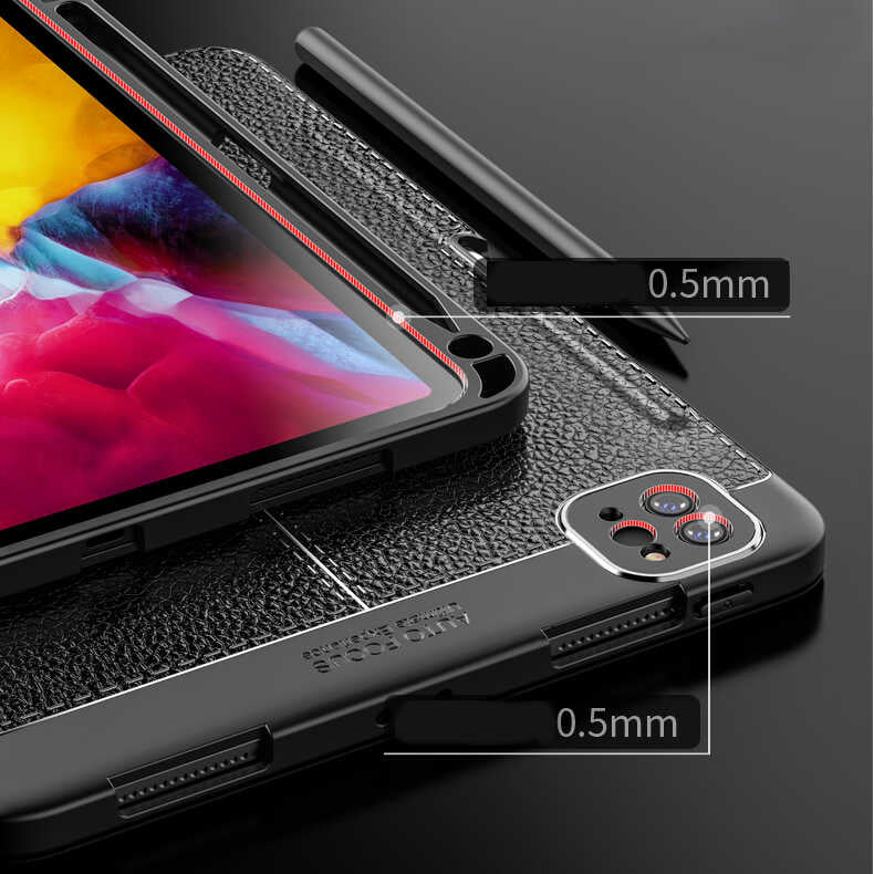 iPad Pro 12.9 2021 (5.Nesil) Kılıf Wlons Tablet Kılıf Lacivert
