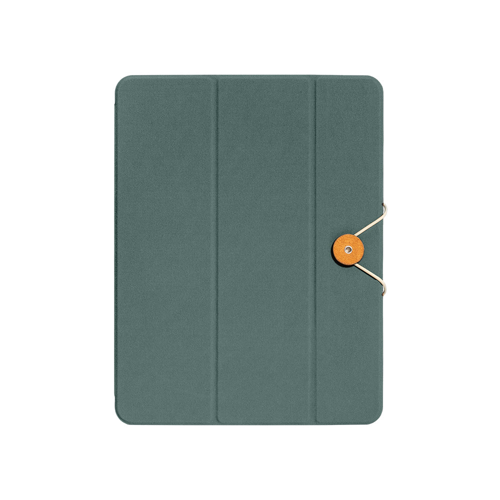 Apple iPad Pro 12.9 2022 M2 Native Union W.F.A Folio Serisi Katlanabilir Standlı Tablet Kılıfı Yeşil