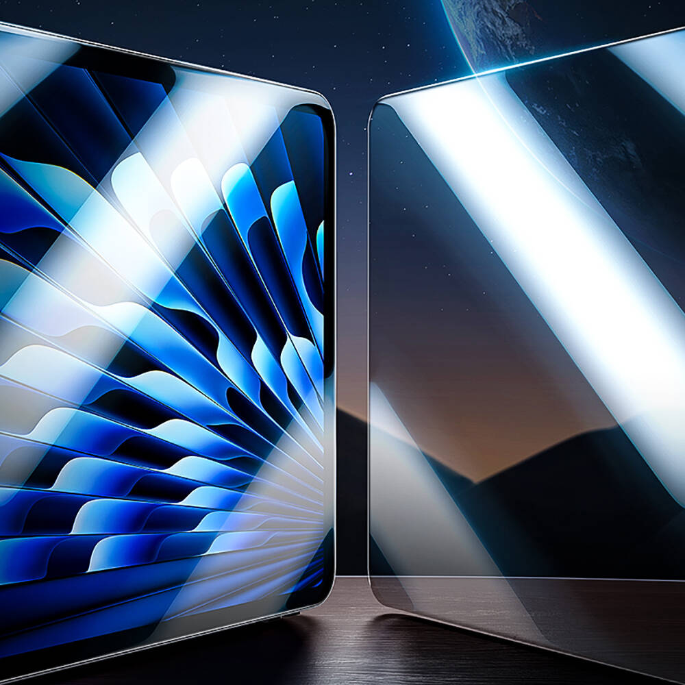 Apple iPad Pro 13 2025 M5 Benks King Kong Eğimli Kenar Oleofobik Özellikli Temperli Cam Ekran Koruyucu Şeffaf