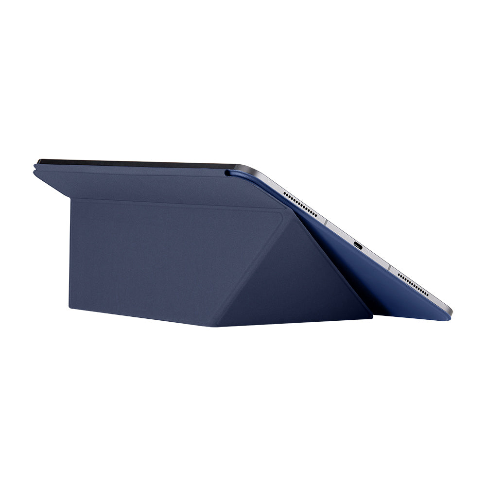 Apple iPad Pro 13 2025 M5 Pitaka Folio 3 Kalem Bölmeli Standlı Kılıf Lacivert