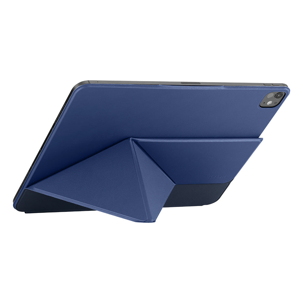 Apple iPad Pro 13 2025 M5 Pitaka Folio 3 Kalem Bölmeli Standlı Kılıf Lacivert
