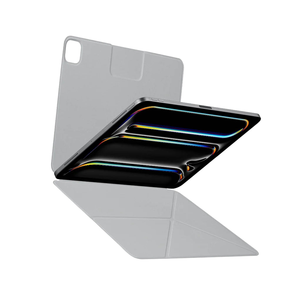 Apple iPad Pro 13 2025 M5 Pitaka MagEZ Folio 2 Kalem Bölmeli Standlı Kılıf Beyaz