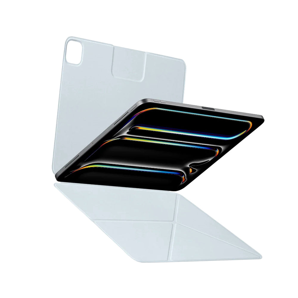 Apple iPad Pro 13 2025 M5 Pitaka MagEZ Folio 2 Kalem Bölmeli Standlı Kılıf Mavi
