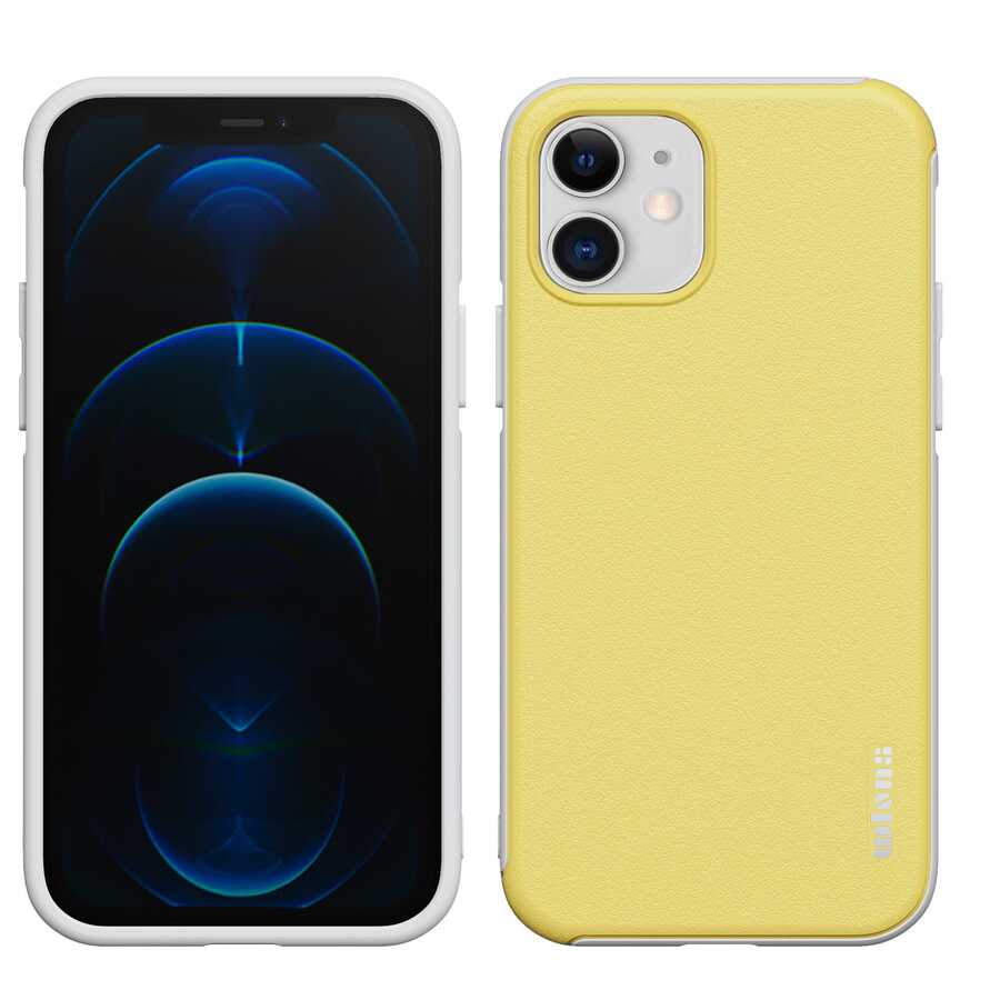 iPhone 11 Kılıf Wlons Hill Kılıf Sarı