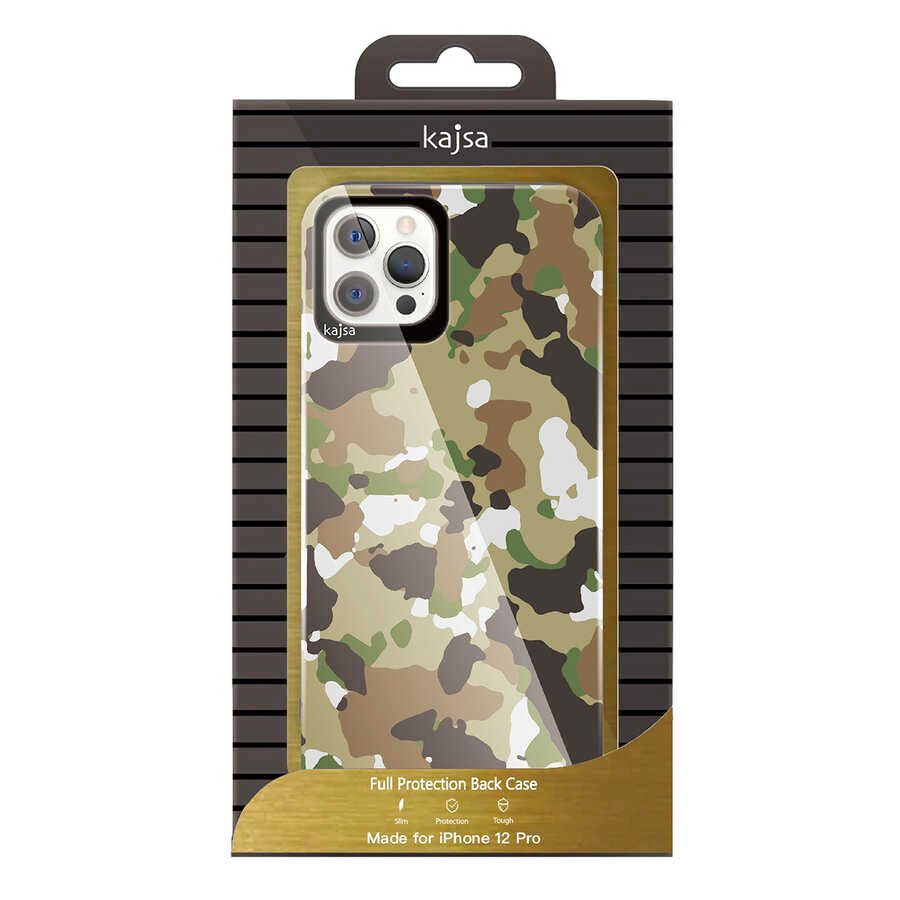 iPhone 12 Kılıf Kajsa Camo Kılıf NO3