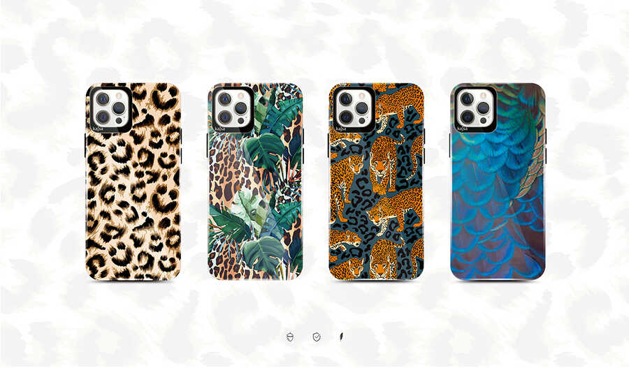 iPhone 12 Kılıf Kajsa Wild Kılıf NO4