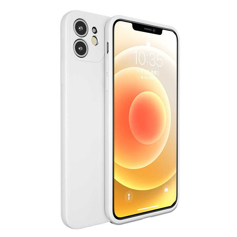 iPhone 12 Mini Kılıf Benks Painting TPU Kılıf Beyaz