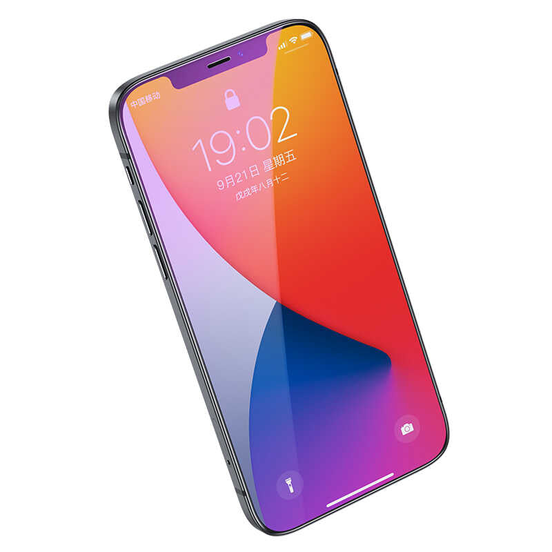 iPhone 12 Pro Benks KR Pro Anti-Bluelight Ekran Koruyucu Siyah