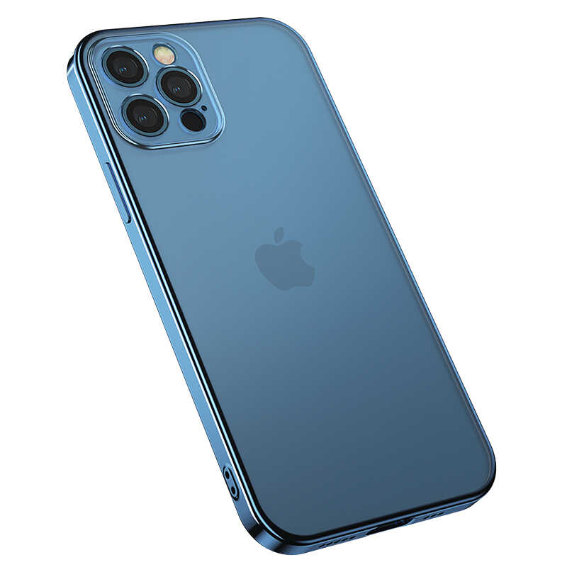 iPhone 12 Pro Benks Matte Electroplated TPU Kılıf Mavi