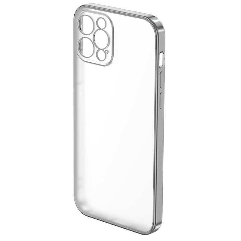 iPhone 12 Pro Benks Matte Electroplated TPU Kılıf Gümüş
