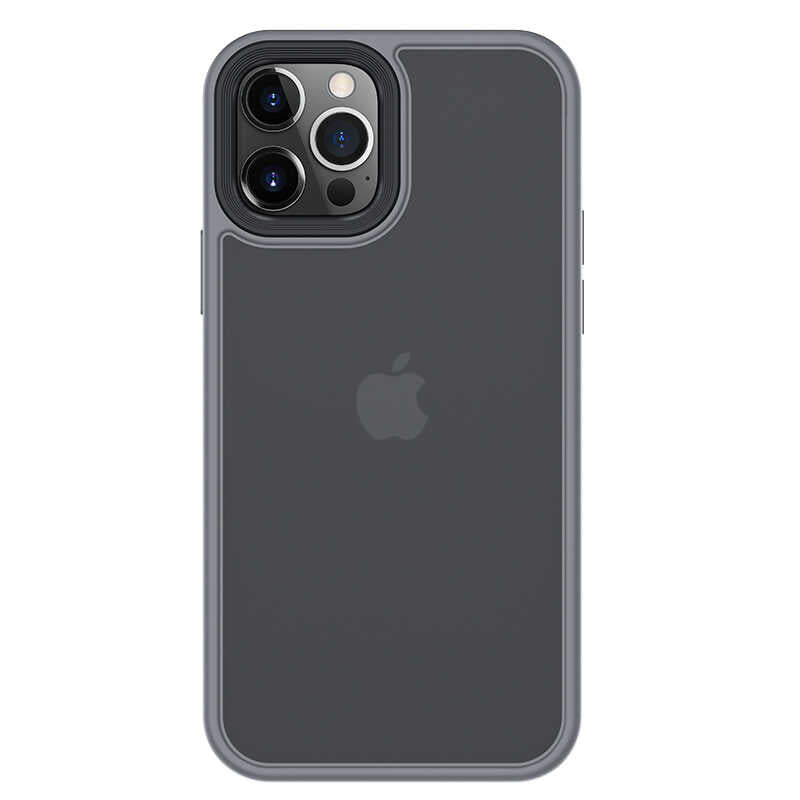 iPhone 12 Pro Kılıf Benks Hybrid Kılıf Gri