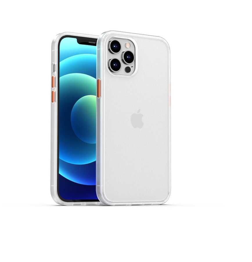 iPhone 12 Pro Kılıf Benks Magic Smooth Drop Resistance Kılıf Beyaz