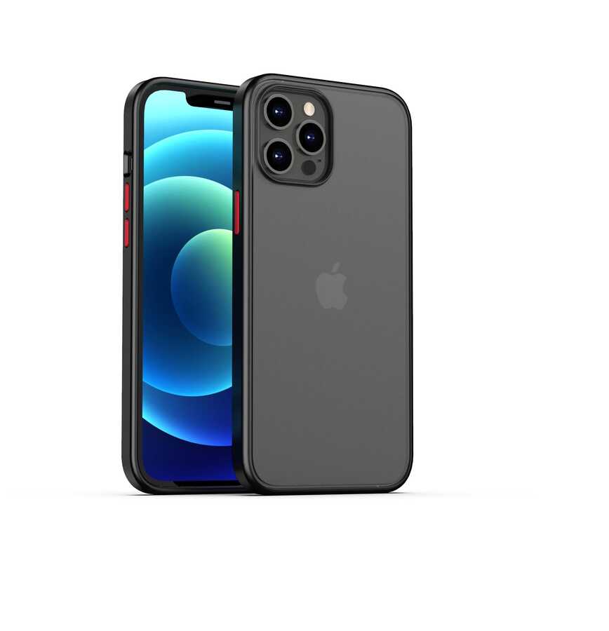 iPhone 12 Pro Kılıf Benks Magic Smooth Drop Resistance Kılıf Siyah
