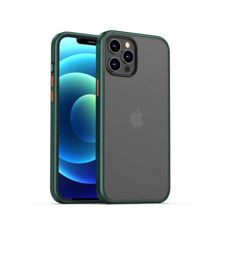 iPhone 12 Pro Kılıf Benks Magic Smooth Drop Resistance Kılıf Yeşil
