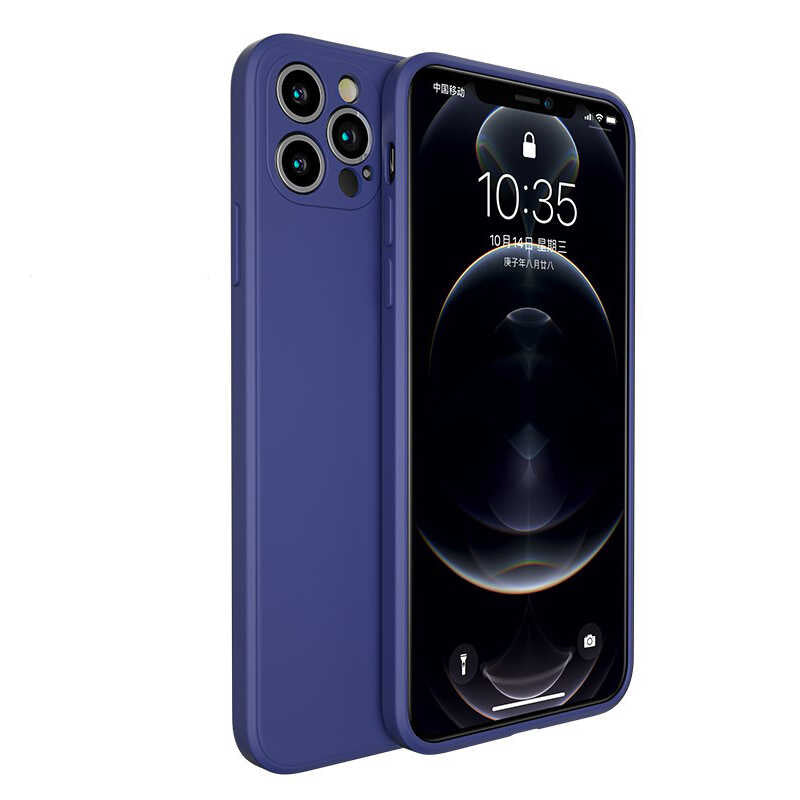 iPhone 12 Pro Kılıf Benks Painting TPU Kılıf Lacivert