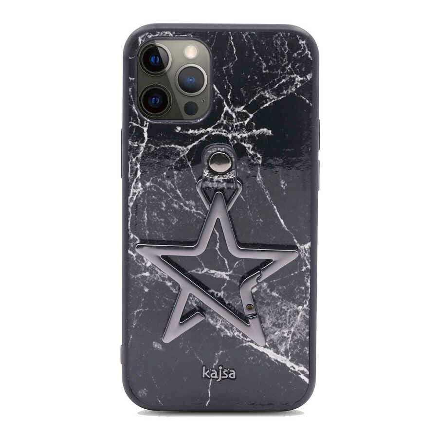 iPhone 12 Pro Kılıf Kajsa Starry Serisi Marble Kılıf NO3