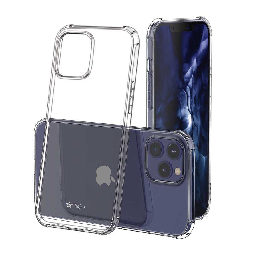 iPhone 12 Pro Kılıf Kajsa Transparent Kılıf Gri