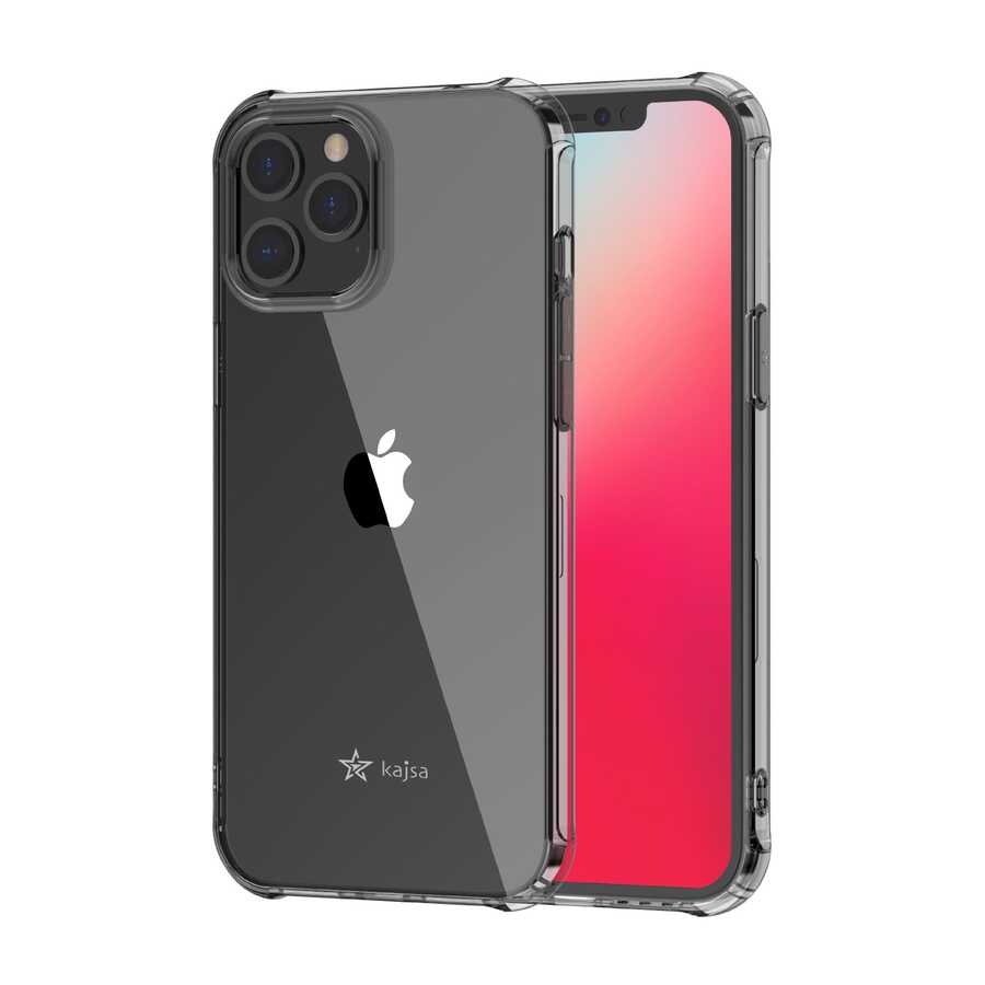 iPhone 12 Pro Kılıf Kajsa Transparent Kılıf Gri