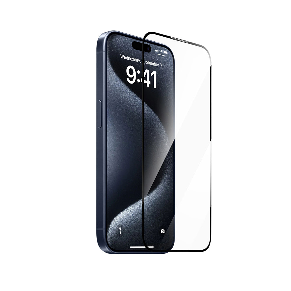 Apple iPhone 12 Pro Max Wiwu Wi-SQ008 Easy Install Temperli Cam Ekran Koruyucu + Kolay Uygulama Aparatlı Şeffaf