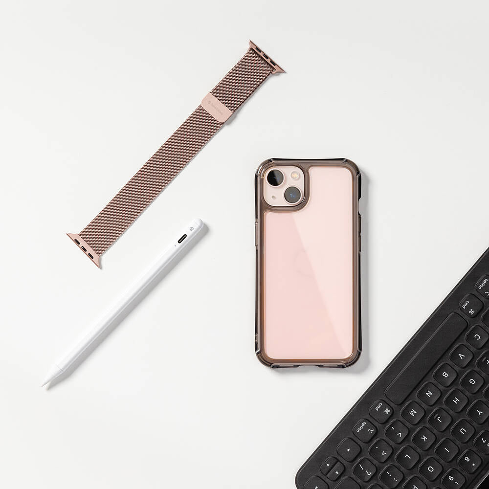 iPhone 13 Kılıf Anti-Mikrobiyal Şok Önleyicili Şeffaf Lisanslı Switcheasy Alos Kılıf Renksiz