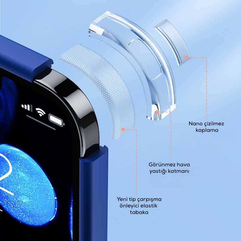 iPhone 13 Kılıf Benks Magic Hybrid Kılıf Gri