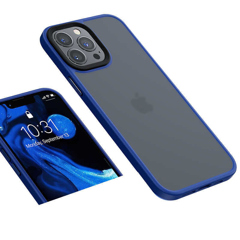 iPhone 13 Kılıf Benks Magic Hybrid Kılıf Gri