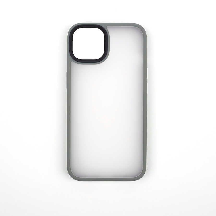 iPhone 13 Kılıf Benks Magic Hybrid Kılıf Gri