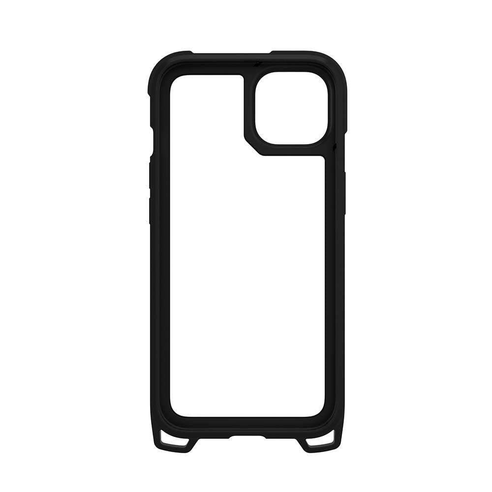 iPhone 13 Kılıf Boyun Askılı Kompozit Tasarımlı Şok Önleyicili Lisanslı Switcheasy Odyssey Kılıf Siyah