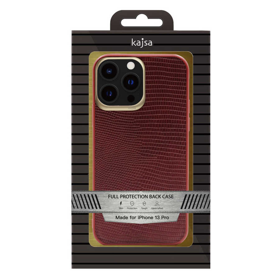iPhone 13 Kılıf Kajsa Preppie Collection Pu Deri Kılıf Siyah
