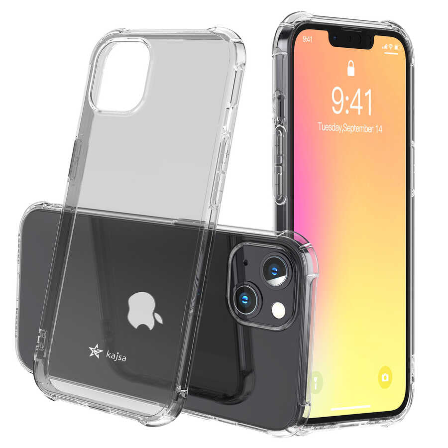 iPhone 13 Kılıf Kajsa Transparent Kılıf Renksiz