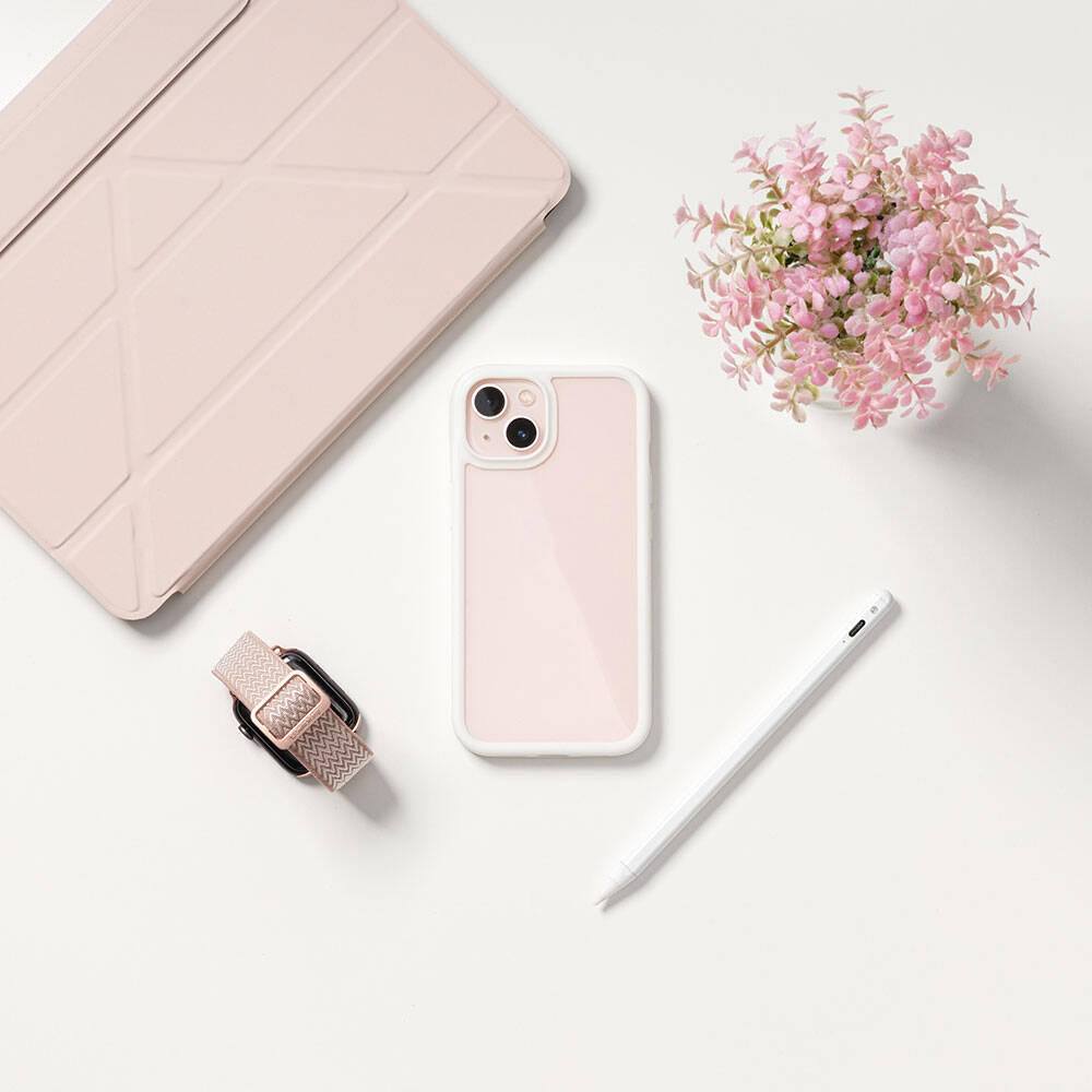 iPhone 13 Kılıf Ultra İnce Şok Önleyicili Lisanslı Switcheasy Aero Plus Kılıf Beyaz