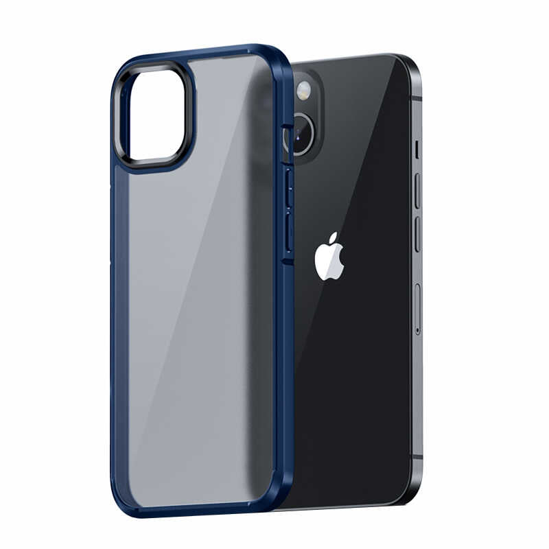 iPhone 13 Kılıf Wlons H-Bom Kılıf Lacivert