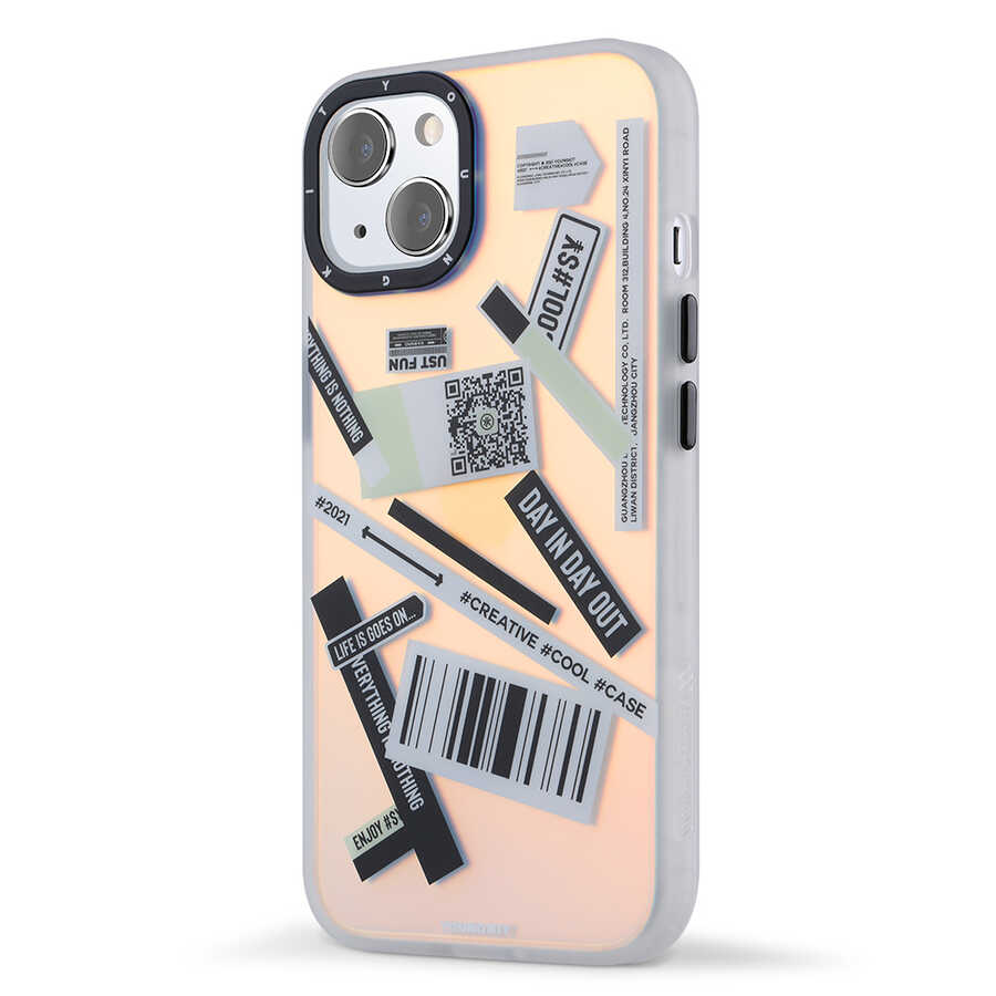 iPhone 13 Kılıf YoungKit Fashion Culture Time Serisi Kılıf CL035 Day İn Day Out