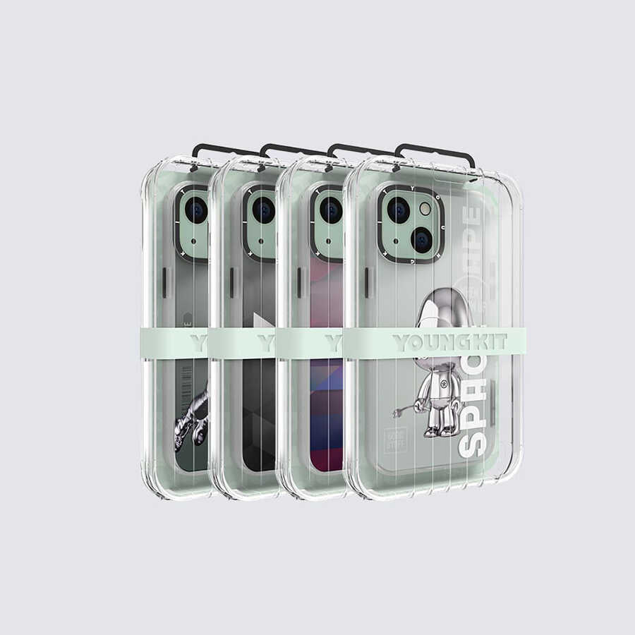 iPhone 13 Kılıf YoungKit Klasik Serisi Kılıf CL004 Triangle