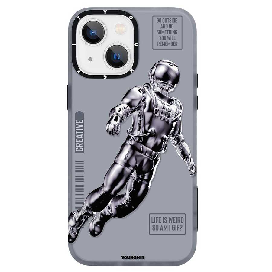 iPhone 13 Kılıf YoungKit Klasik Serisi Kılıf CL004 Triangle