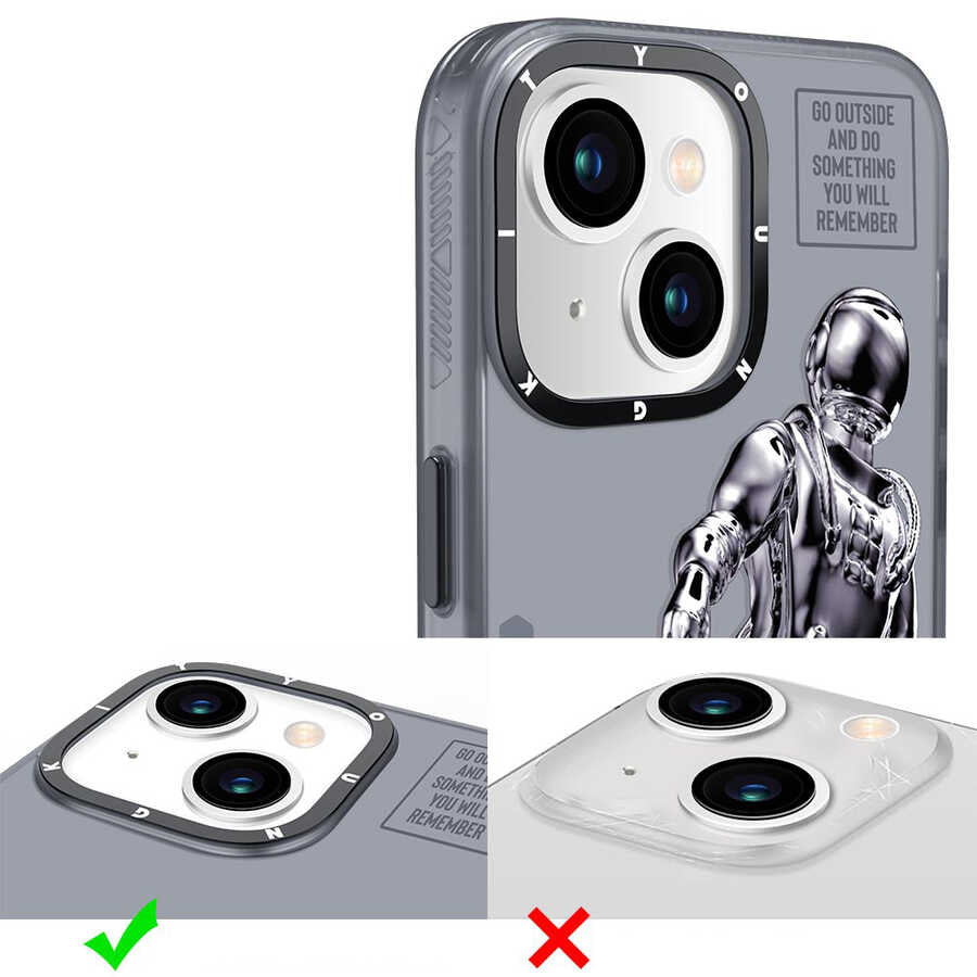 iPhone 13 Kılıf YoungKit Klasik Serisi Kılıf CL004 Triangle
