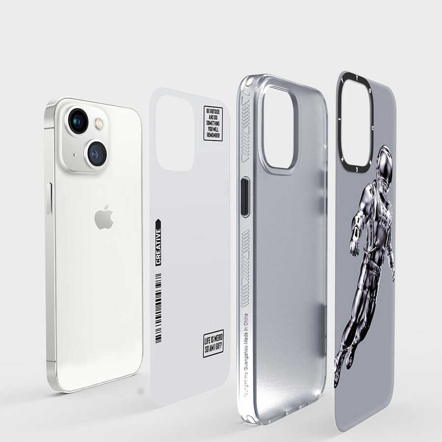 iPhone 13 Kılıf YoungKit Klasik Serisi Kılıf CL004 Triangle