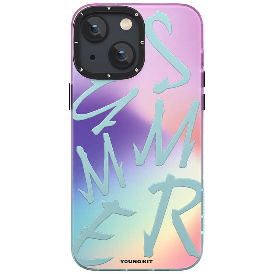 iPhone 13 Kılıf YoungKit Summer Serisi Kılıf Yeşil