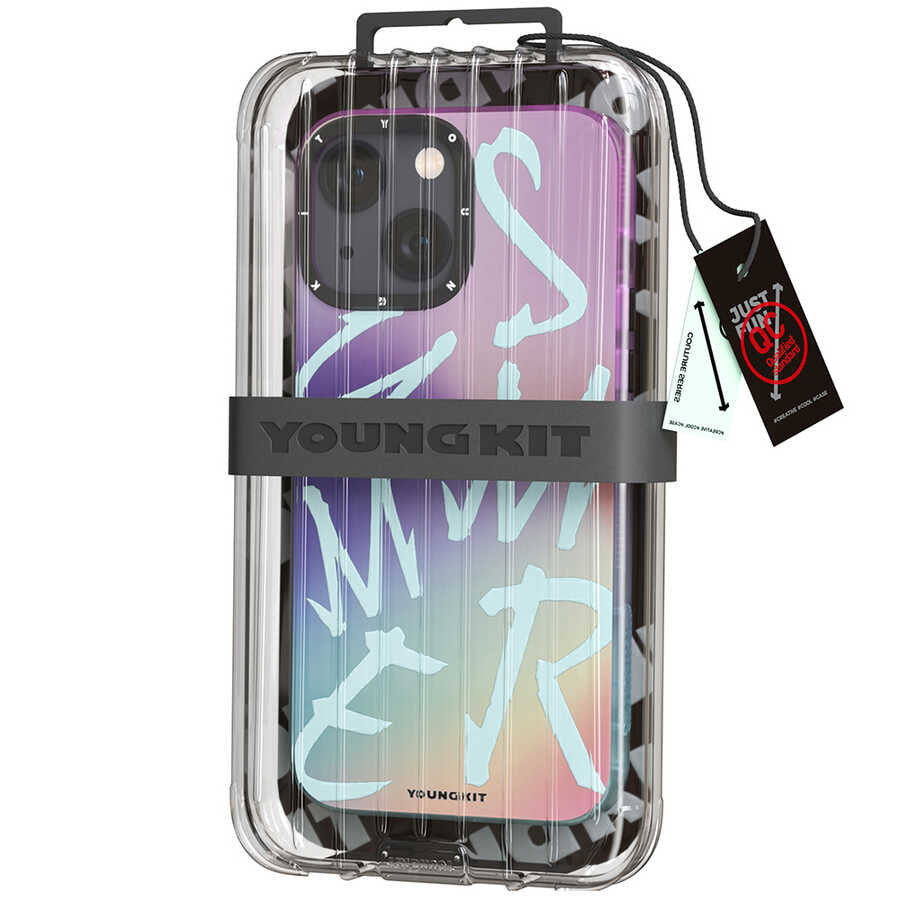 iPhone 13 Kılıf YoungKit Summer Serisi Kılıf Yeşil