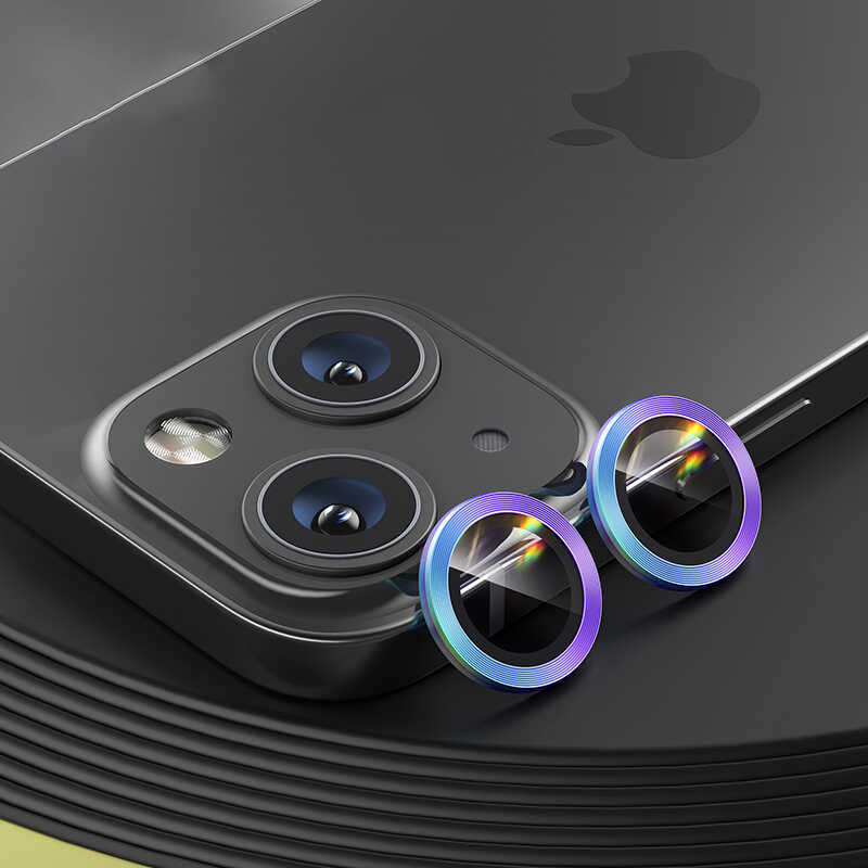 iPhone 13 Mini Benks New KR Kamera Lens Koruyucu Colorful