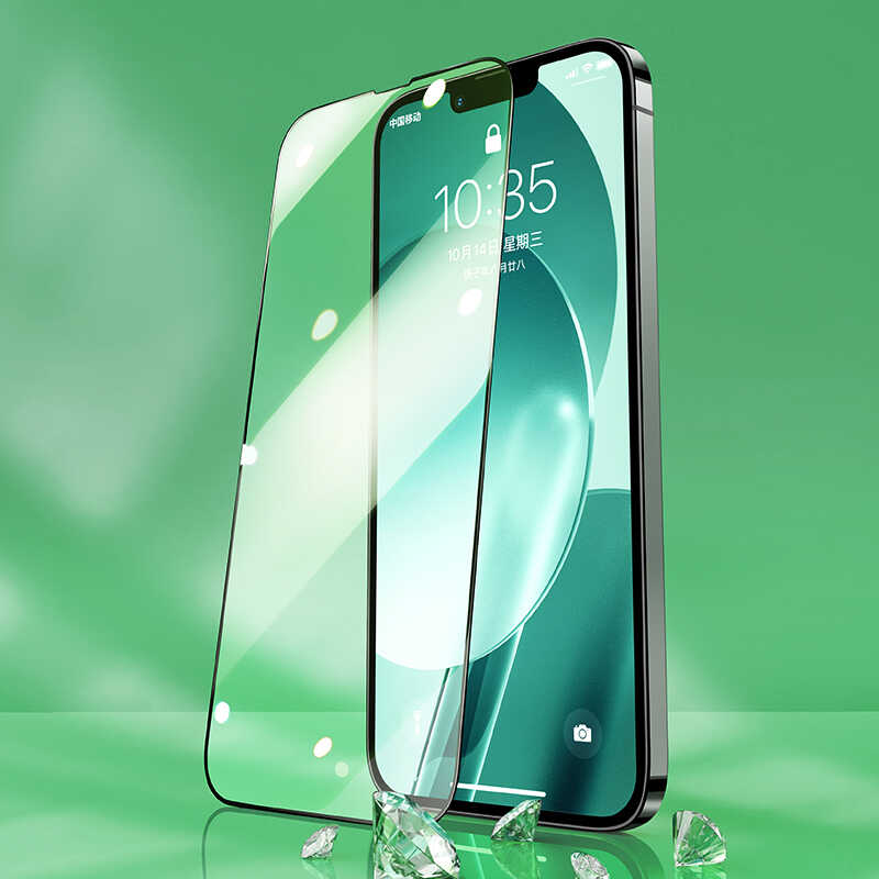 iPhone 13 Mini Benks V Pro Green Light Ekran Koruyucu Renksiz