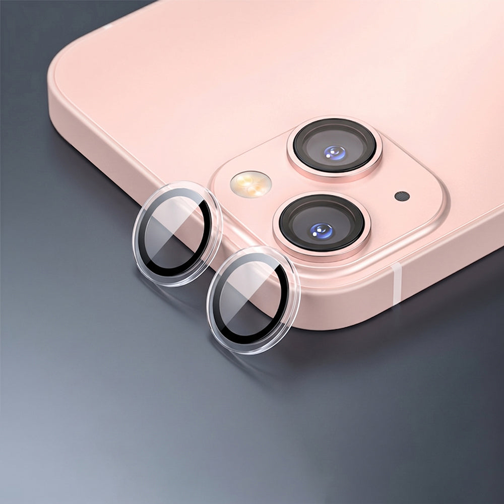 Apple iPhone 13 Mini Wiwu LG-007 Lens Guard Oleofobik Anti Reflective Kamera Lens Koruyucu + Kolay Uygulama Aparatlı Şeffaf